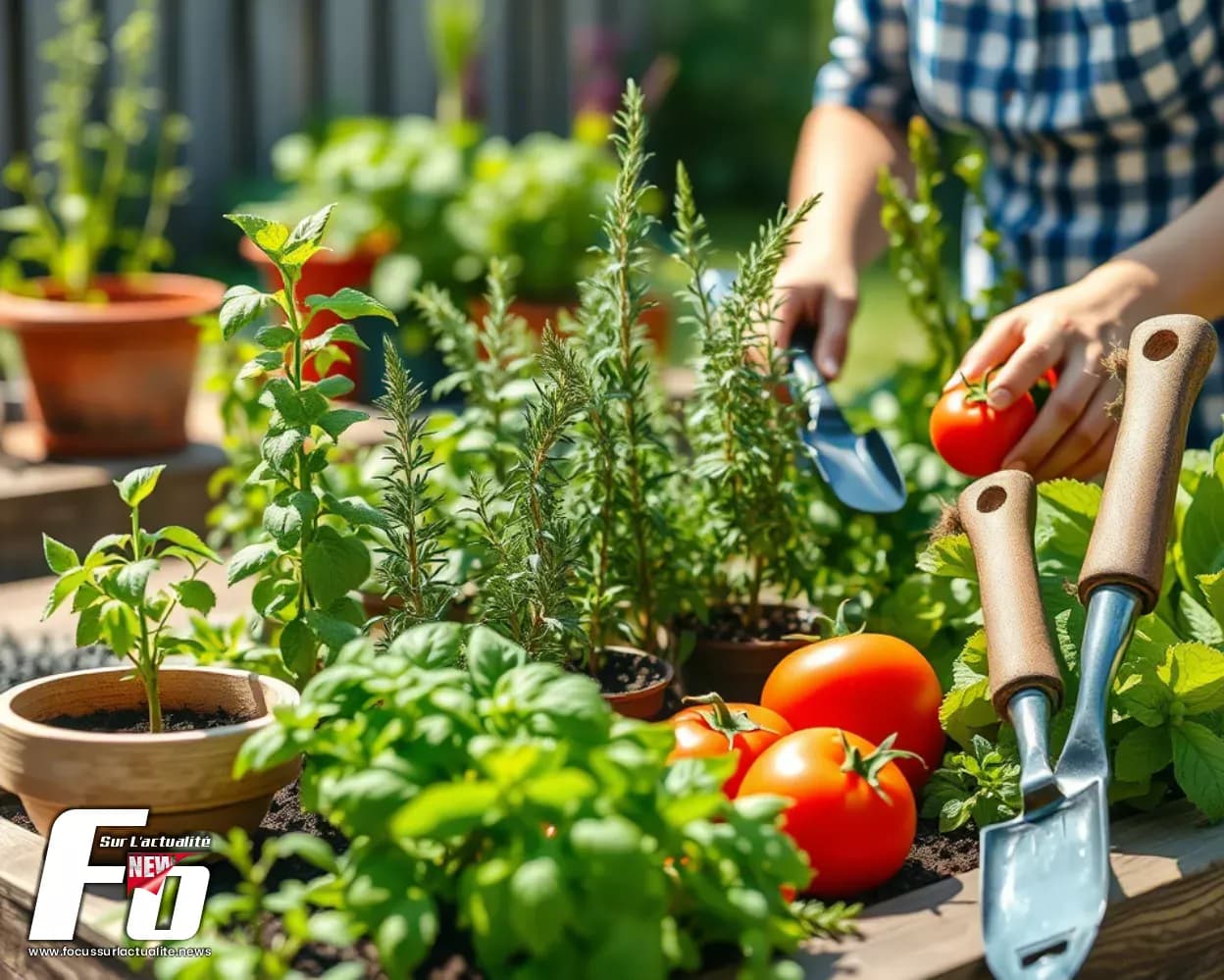 Comment créer un potager durable avec des herbes aromatiques fraîches et des légumes biologiques
