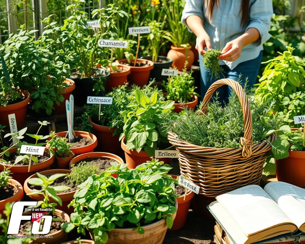 Guide complet sur les plantes médicinales : culture des plantes médicinales et utilisation thérapeutique des plantes dans le potager