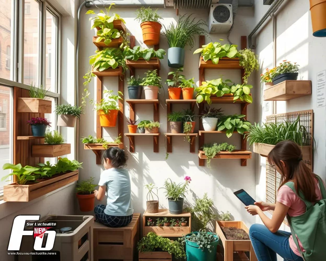 Jardinage vertical – Comment créer des potagers et des jardins dans de petits espaces de manière pratique et durable